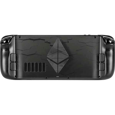Ethereum Textured Logo Steam Deck Handheld Gaming Computer Skin